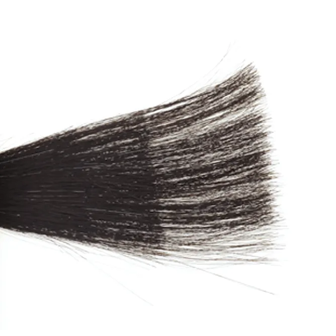 すかれる毛の量のイメージ